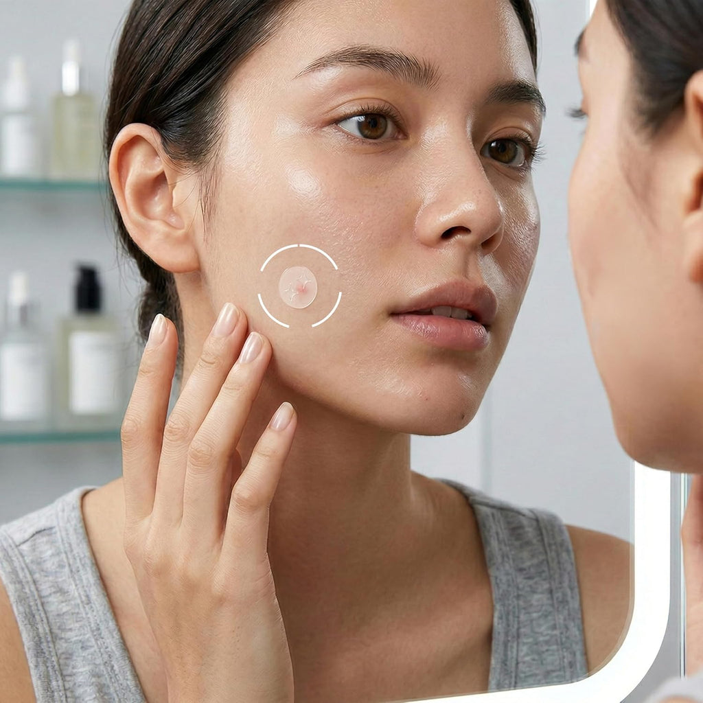 ELLE Magnesium Soft Acne Patch | Spot Treatment | Magnesium - The Magic Mineral |Hydrocolloid |Madecassic Acid | Tee Tree Oil Pimple Patches | Post-Breakout Acne Care | 11mm & 10mm Sizes | 45 Patches