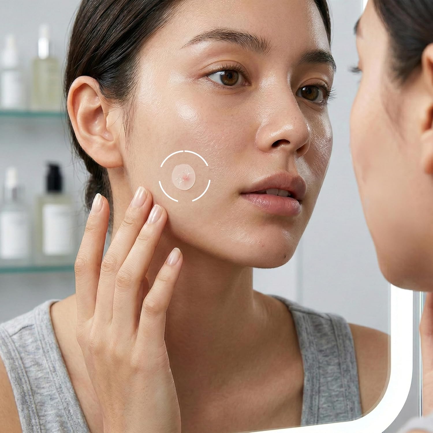 ELLE Magnesium Soft Acne Patch | Spot Treatment | Magnesium - The Magic Mineral |Hydrocolloid |Madecassic Acid | Tee Tree Oil Pimple Patches | Post-Breakout Acne Care | 11mm & 10mm Sizes | 45 Patches