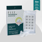 ELLE Magnesium Soft Acne Patch | Spot Treatment | Magnesium - The Magic Mineral |Hydrocolloid |Madecassic Acid | Tee Tree Oil Pimple Patches | Post-Breakout Acne Care | 11mm & 10mm Sizes | 45 Patches