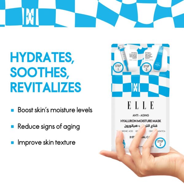 ELLE Hyaluron Mask — In Use