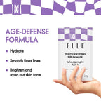 ELLE Youth Boosting Serum Mask — In Use