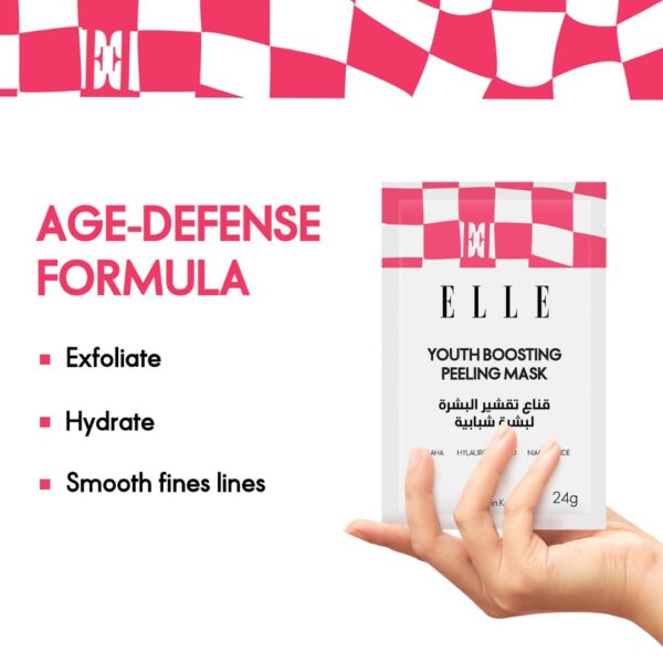 ELLE Youth Boosting Peeling Mask — Application