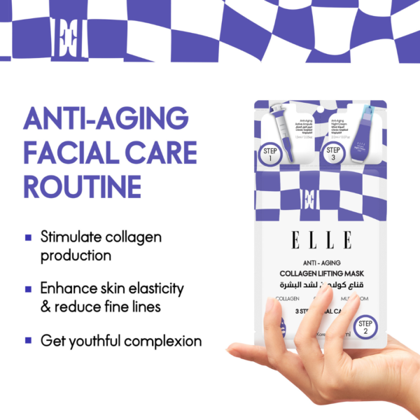 ELLE Collagen Lifting Mask — Application
