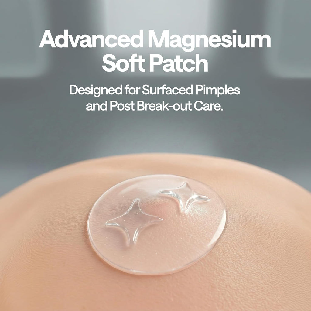 ELLE Magnesium Soft Acne Patch | Spot Treatment | Magnesium - The Magic Mineral |Hydrocolloid |Madecassic Acid | Tee Tree Oil Pimple Patches | Post-Breakout Acne Care | 11mm & 10mm Sizes | 45 Patches