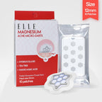 ELLE Magnesium Acne Patch |Micro-Dart | Magnesium - The Magic Mineral | Deep Penetrating Hydrocolloid Pimple Patch | Early Stage & Pus Pimples | Tea Tree & Madecassic Acid | 10 Patches