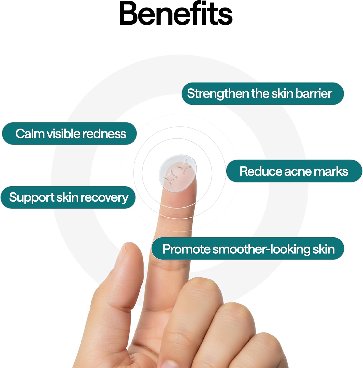 ELLE Magnesium Soft Acne Patch | Spot Treatment | Magnesium - The Magic Mineral |Hydrocolloid |Madecassic Acid | Tee Tree Oil Pimple Patches | Post-Breakout Acne Care | 11mm & 10mm Sizes | 45 Patches