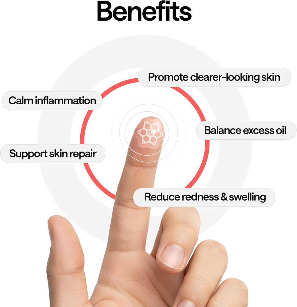 ELLE Magnesium Acne Patch |Micro-Dart | Magnesium - The Magic Mineral | Deep Penetrating Hydrocolloid Pimple Patch | Early Stage & Pus Pimples | Tea Tree & Madecassic Acid | 10 Patches